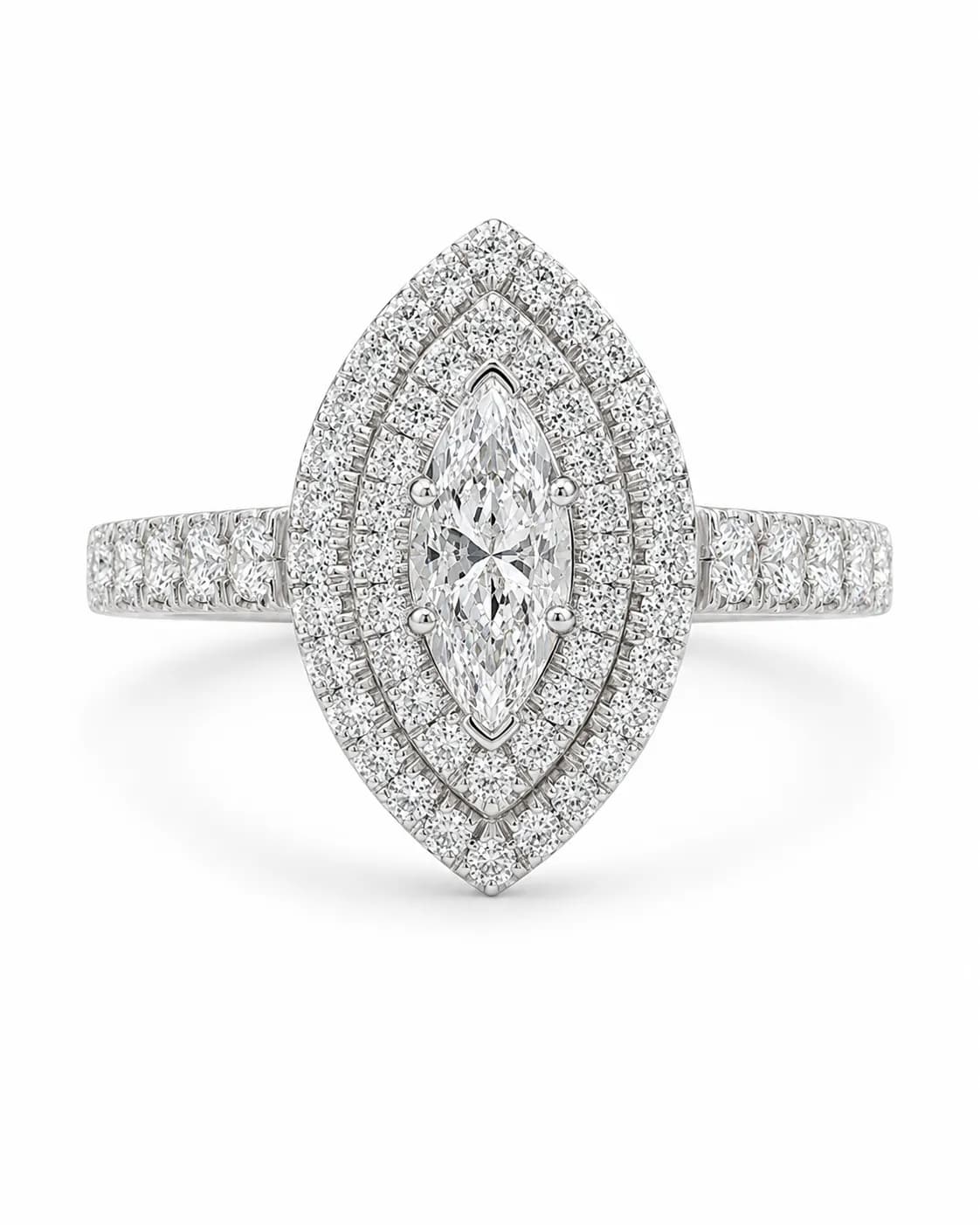 Valiant marquise diamond ring